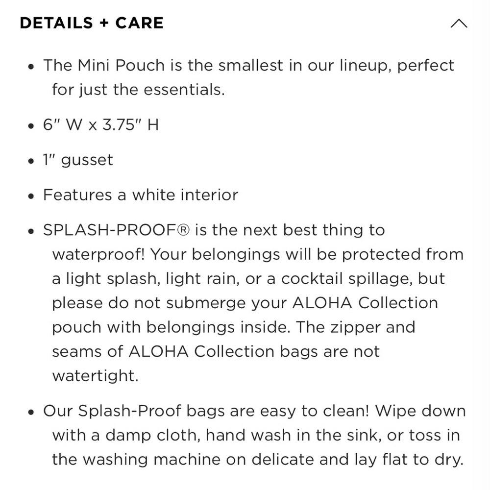 Aloha Collection Mini Pouch - Picture 8 of 8
